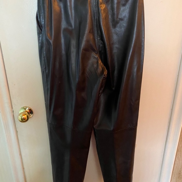 Vintage leather pants - Picture 3 of 5